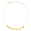 Bracelet or 750 jaune 19cm