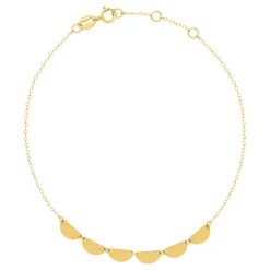 Bracelet or 750 jaune 19cm