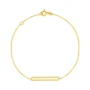 Bracelet or 375 jaune 18,5 cm