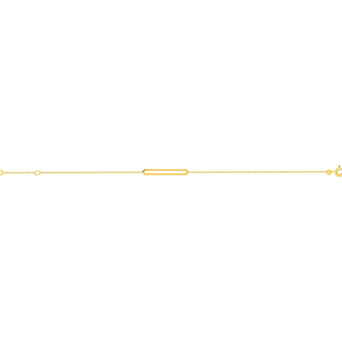 Bracelet or 375 jaune 18,5 cm