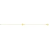 Bracelet or jaune 375 18 cm motif croix