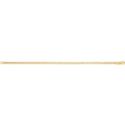 Bracelet or 375 jaune maille jaseron 18 cm
