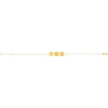 Bracelet or 375 jaune motif nids d'abeilles 19cm