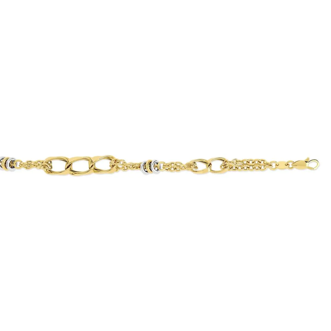 Bracelet 2 ors 750 19 cm