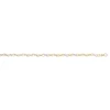 Bracelet or 375 2 tons diamants 19,5 cm