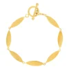 Bracelet plaqué or jaune 18cm
