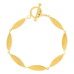 Bracelet plaqué or jaune 18cm