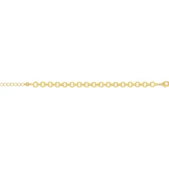 Bracelet plaqué or jaune 19cm