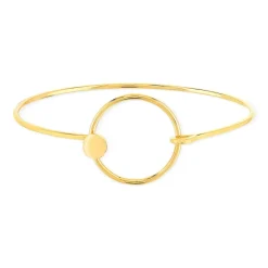 Bracelet plaqué or jaune 58 mm