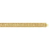 Bracelet plaqué or maille américaine 21 cm