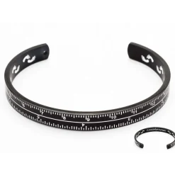 Bracelet rigide acier noir