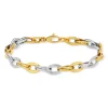 Bracelet souple MATY Or 750 2 tons 19 cm