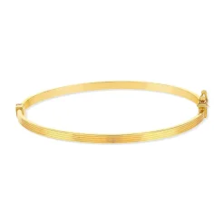 Braclet rigide or jaune 375