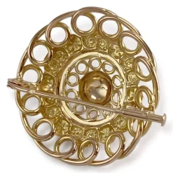 Broche d'occasion or 750 jaune