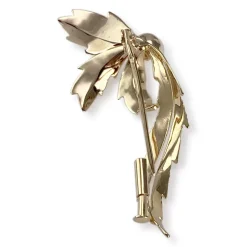 Broche d'occasion or 750 jaune perle de culture