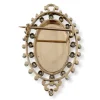 Broche d'occasion or 750 rose diamants