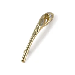 Broche d'occasion or 750 2 tons diamants