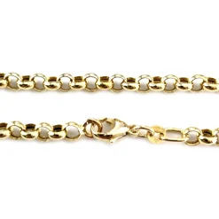 Chaine d'occasion or 750 jaune maille jaseron 40 cm