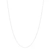 Chaine or blanc 375 45cm maille forçat