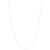 Chaine or blanc 750 45cm maille forçat