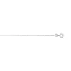 Chaine or blanc 375 maille forçat 50 cm