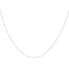 Chaine or blanc 375 maille forçat 45cm