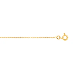 Chaine or 375 40cm maille forçat