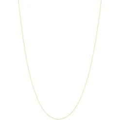 Chaine or jaune 375 maille forçat 45cm