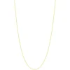 Chaine or jaune 375 maille forçat 50cm