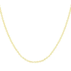 Chaine or jaune 375 maille forçat 50cm
