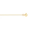 Chaine or 375 jaune maille Gourmette 40cm