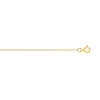 Chaine or 375 jaune maille gourmette 50 cm