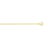 Chaine or 750 jaune maille gourmette 40 cm