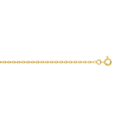 Chaine or 750 maille forcat 50 cm