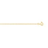Chaine or 750 maille forcat 50 cm