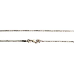 Chaîne d'occasion or 750 blanc maille marine 45 cm