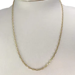 Chaîne d'occasion or 750 jaune maille marine 44 cm