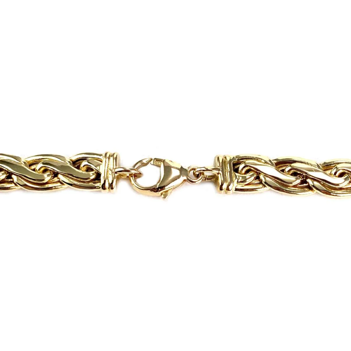 Chaîne d'occasion or 750 jaune maille festonnée 45,5 cm