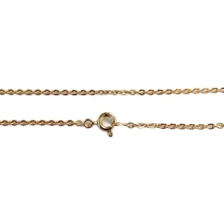 Chaîne d'occasion or 750 jaune maille forçat 41.5 cm