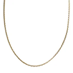 Chaîne d'occasion or 750 jaune maille forcat 48 cm