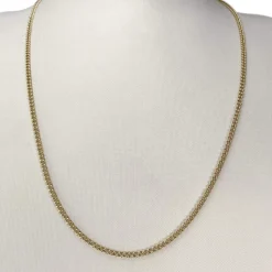 Chaîne d'occasion or 750 jaune maille gourmette 53 cm