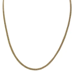 Chaîne d'occasion or 750 jaune maille gourmette 53 cm