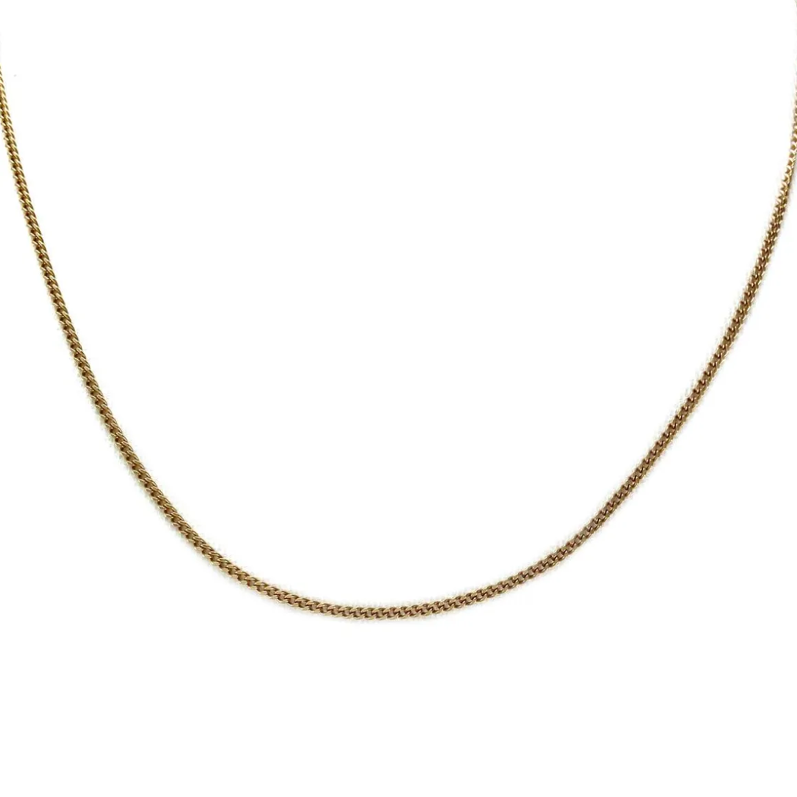 Chaîne d'occasion or 750 jaune maille gourmette 42 cm