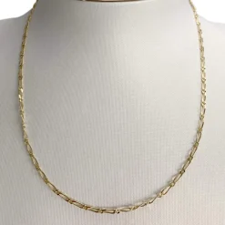 Chaîne d'occasion or 750 jaune maille cheval 45.5 cm