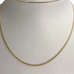 Chaîne d'occasion or 750 jaune maille forcat 40.5 cm