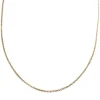 Chaîne d'occasion or 750 jaune maille forçat 47 cm