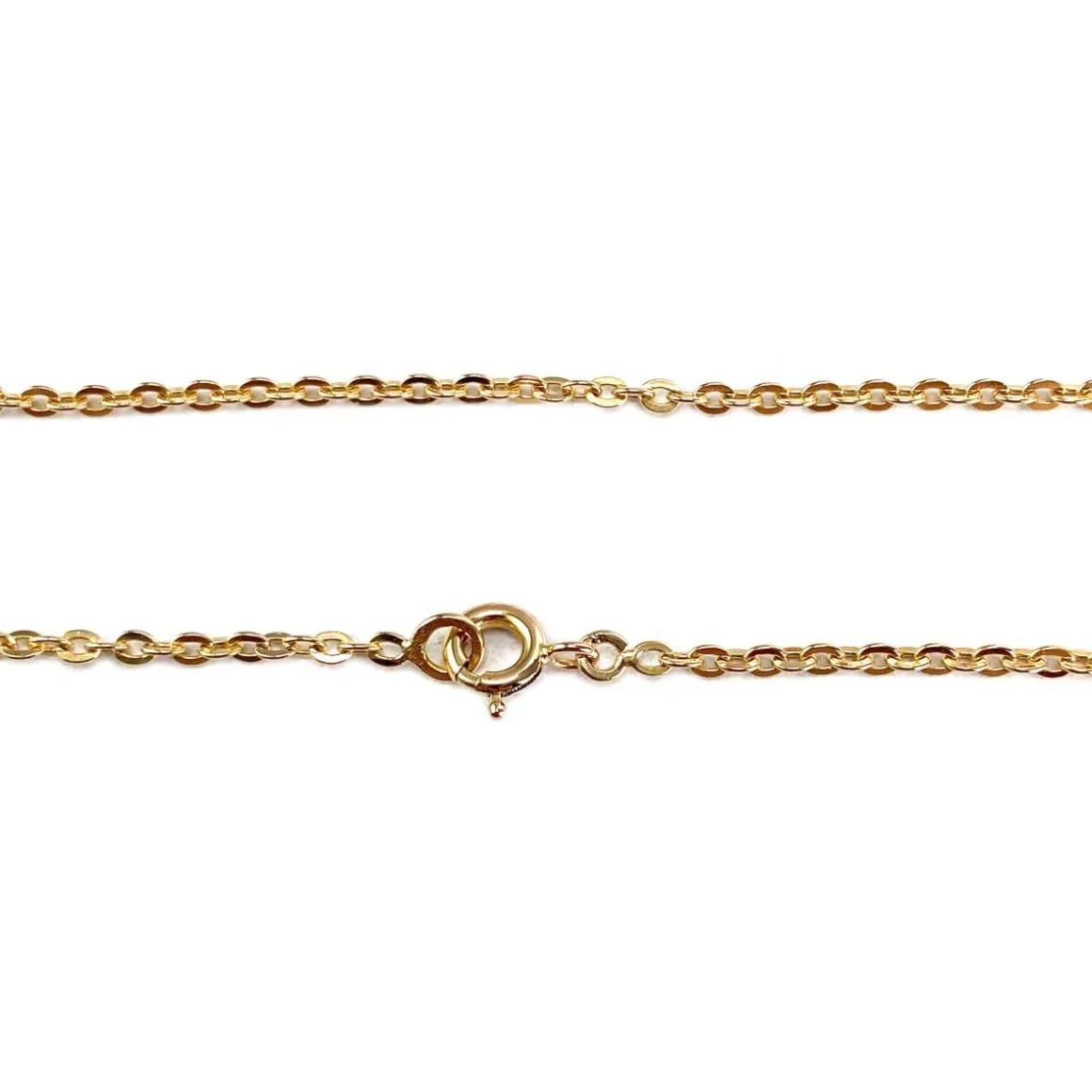 Chaîne d'occasion or 750 jaune maille forcat 47 cm