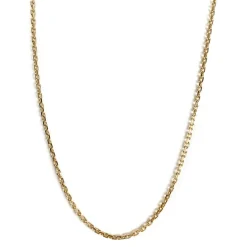 Chaîne d'occasion or 750 jaune maille forcat 63 cm