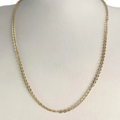 Chaîne d'occasion or 750 jaune maille forçat 56 cm