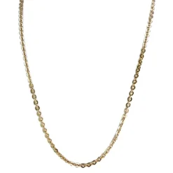 Chaîne d'occasion or 750 jaune maille forçat 56 cm